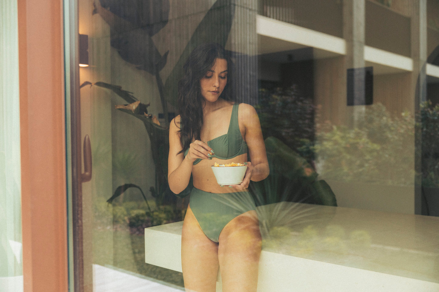 Cherry Menstrual Bottom Olive